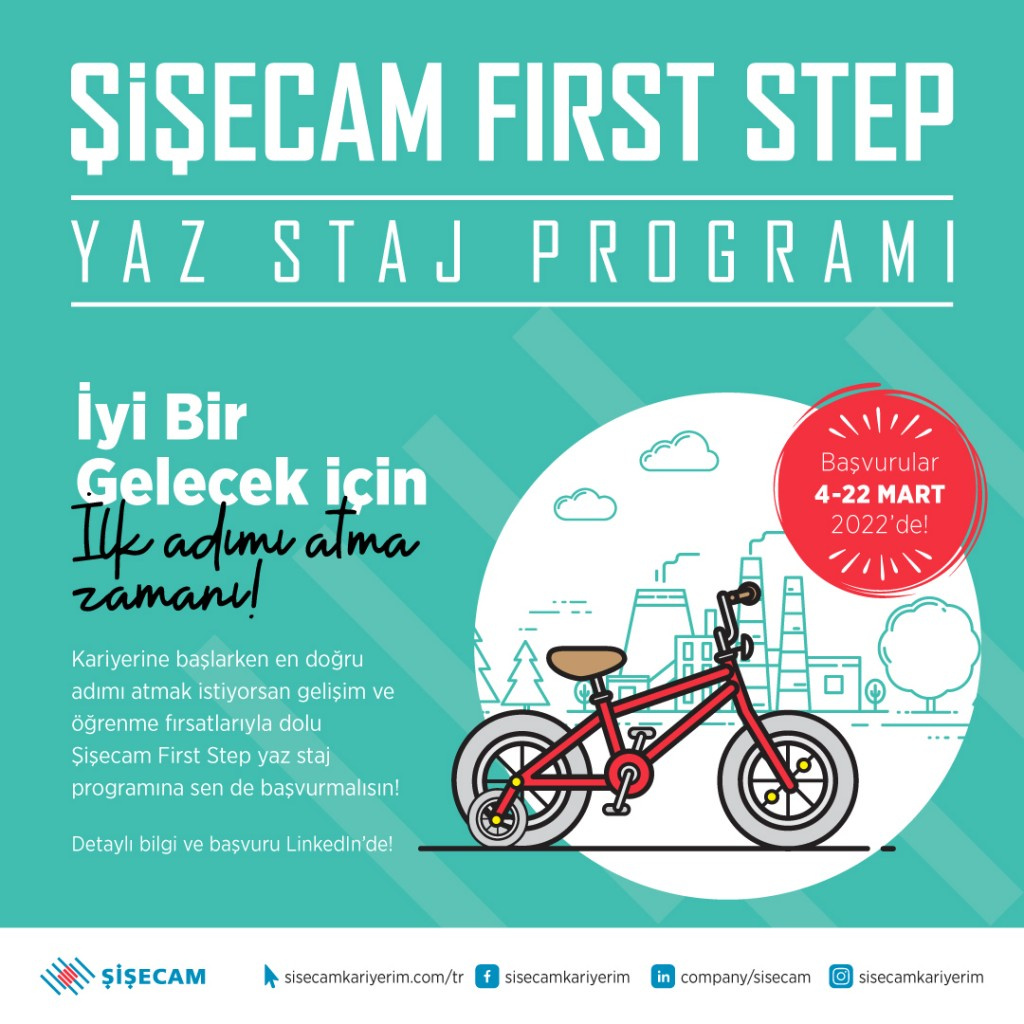 Şişecam First Step Yaz Staj Programının Başvuruları Açıldı!
